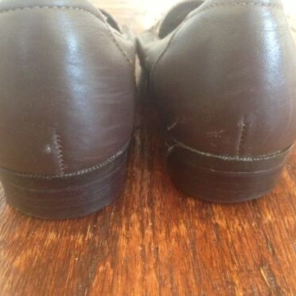 Partners CHOCOLATE BROWN Genuine BRAZILIAN LEATHER Loafers SHOES * 7-1/2 - Picture 3 of 4